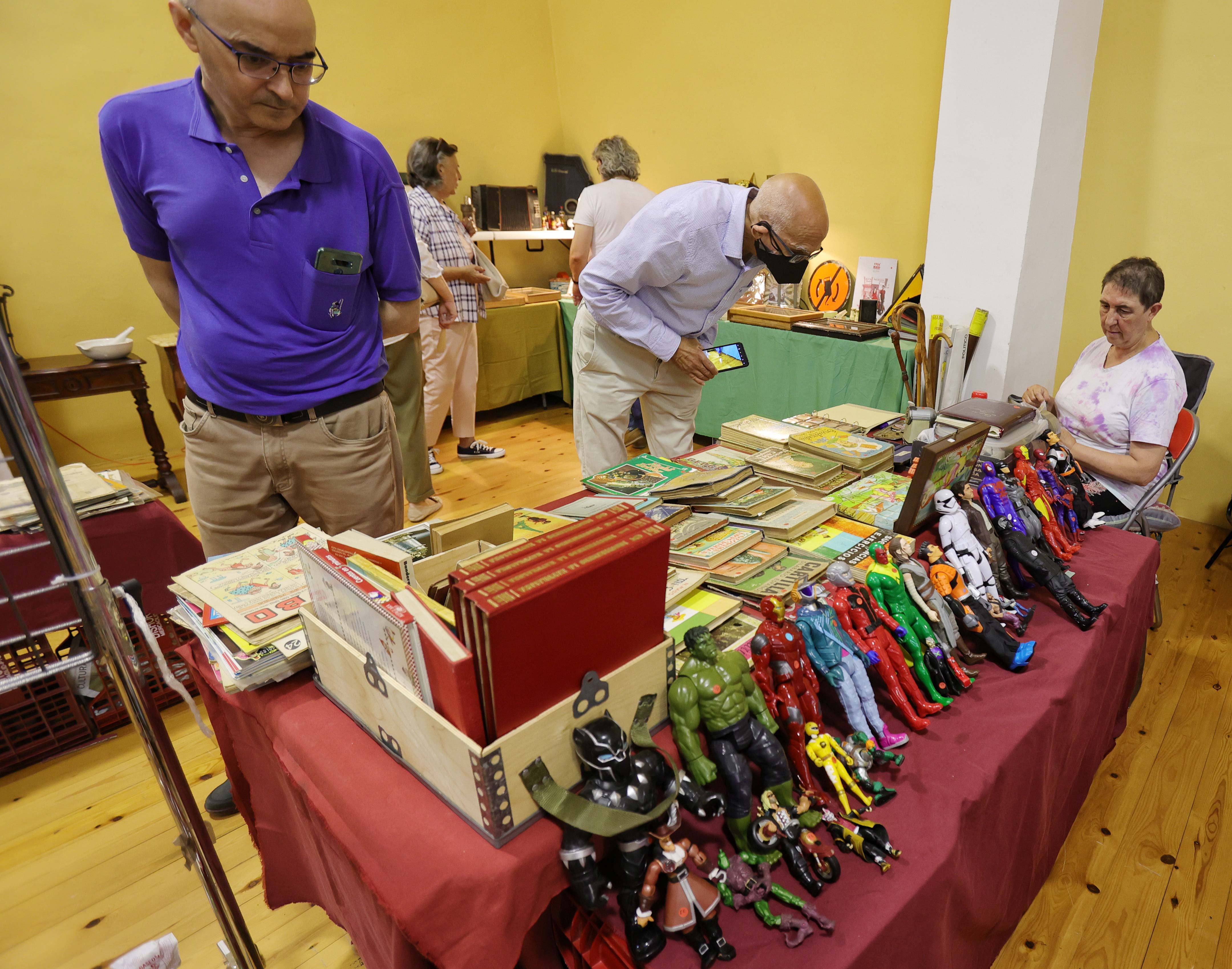 Feria de antigüedades en Carrión de los Condes