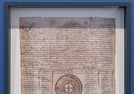 Privilegio por el que Alfonso X concede el fuero a Aguilar de Campoo.