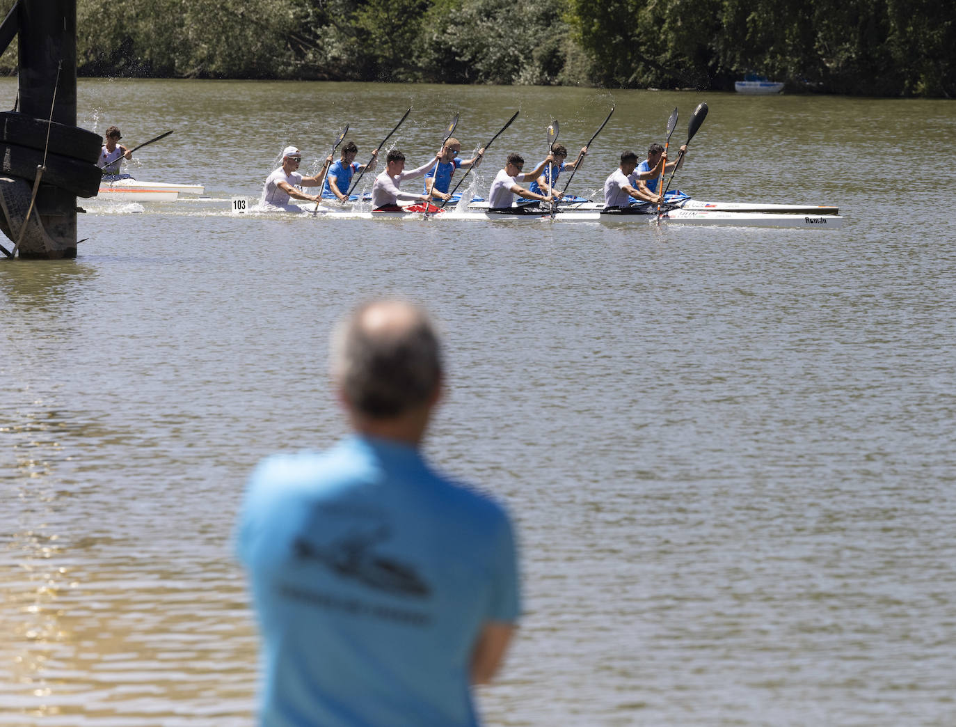 Valladolid acoge el Gran Premio Internacional K-4 de piragüismo
