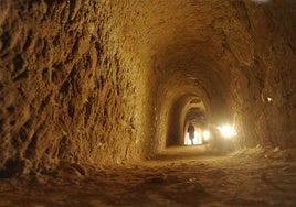 Pasadizos del castillo de Alaejos.