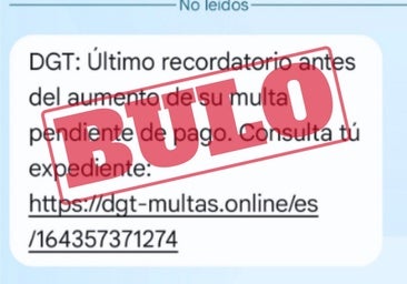 La DGT alerta del timo de las falsas multas enviadas por SMS y correo electrónico