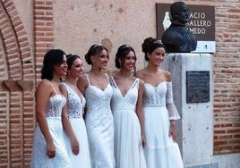 Reinas de las fiestas de Olmedo del pasado año.