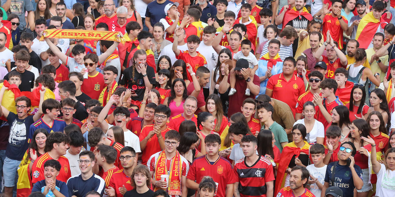 ¡Euforia en Segovia con el triunfo de España!