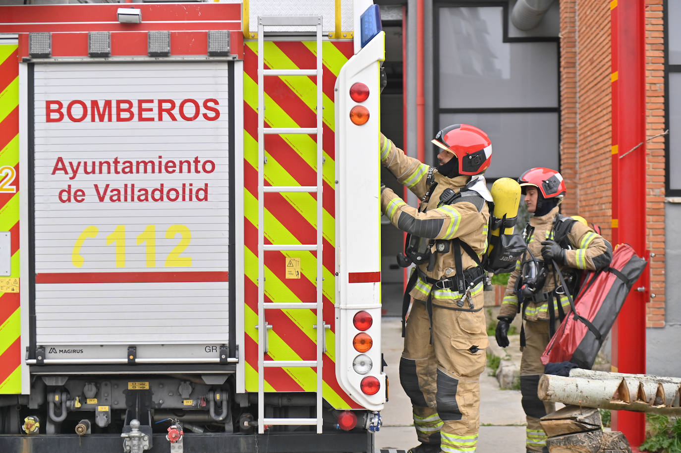 Los bomberos, en una imagen de archivo.