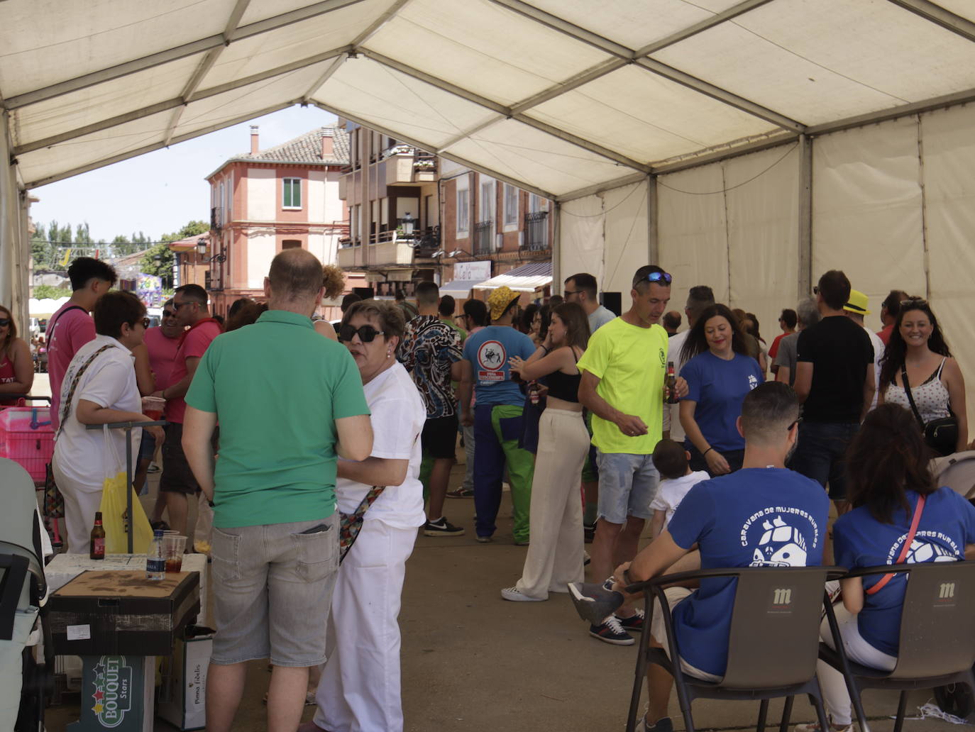 Las peñas animan las fiestas de Osorno