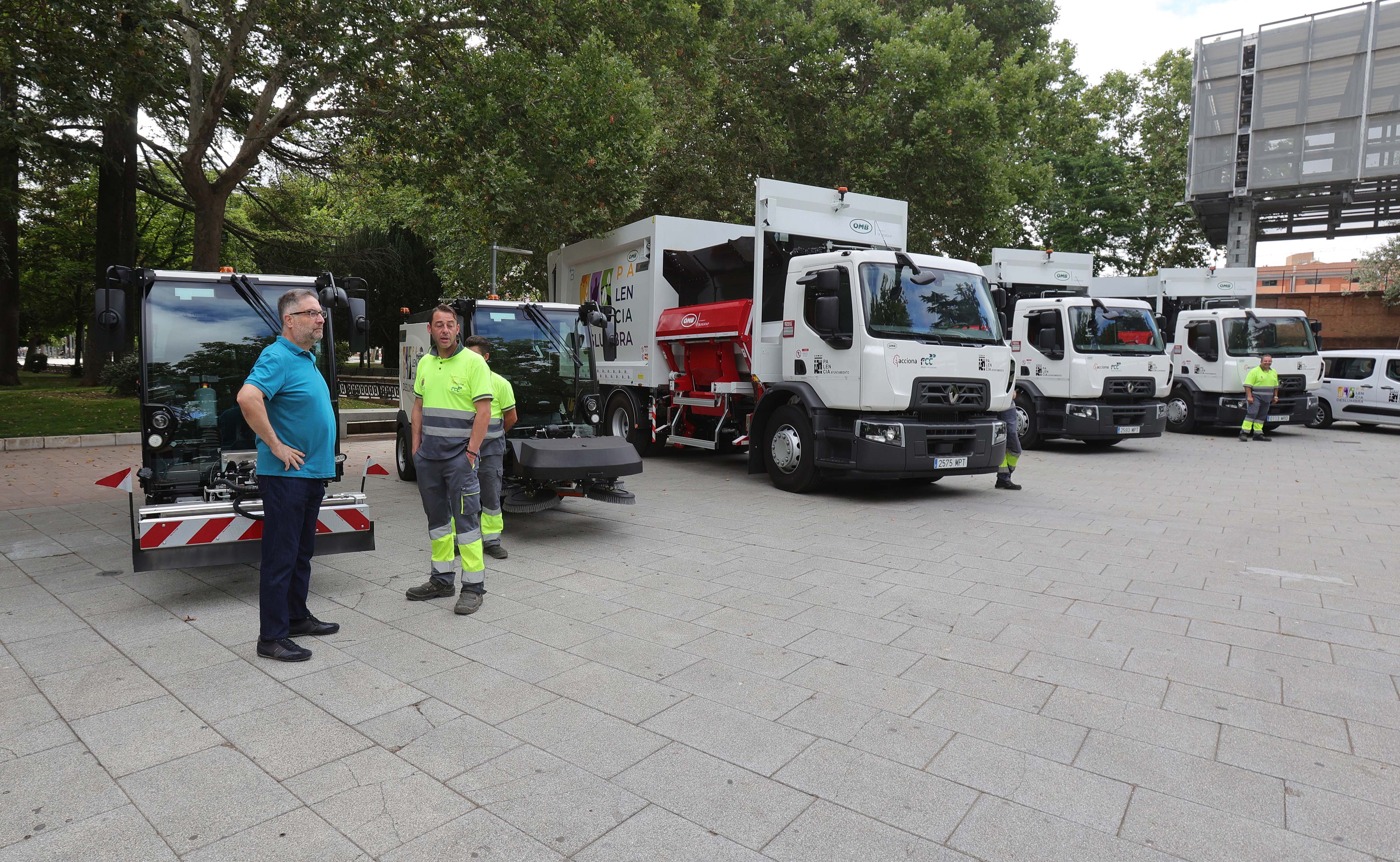 Nueva maquinaria del servicio de limpieza de Palencia