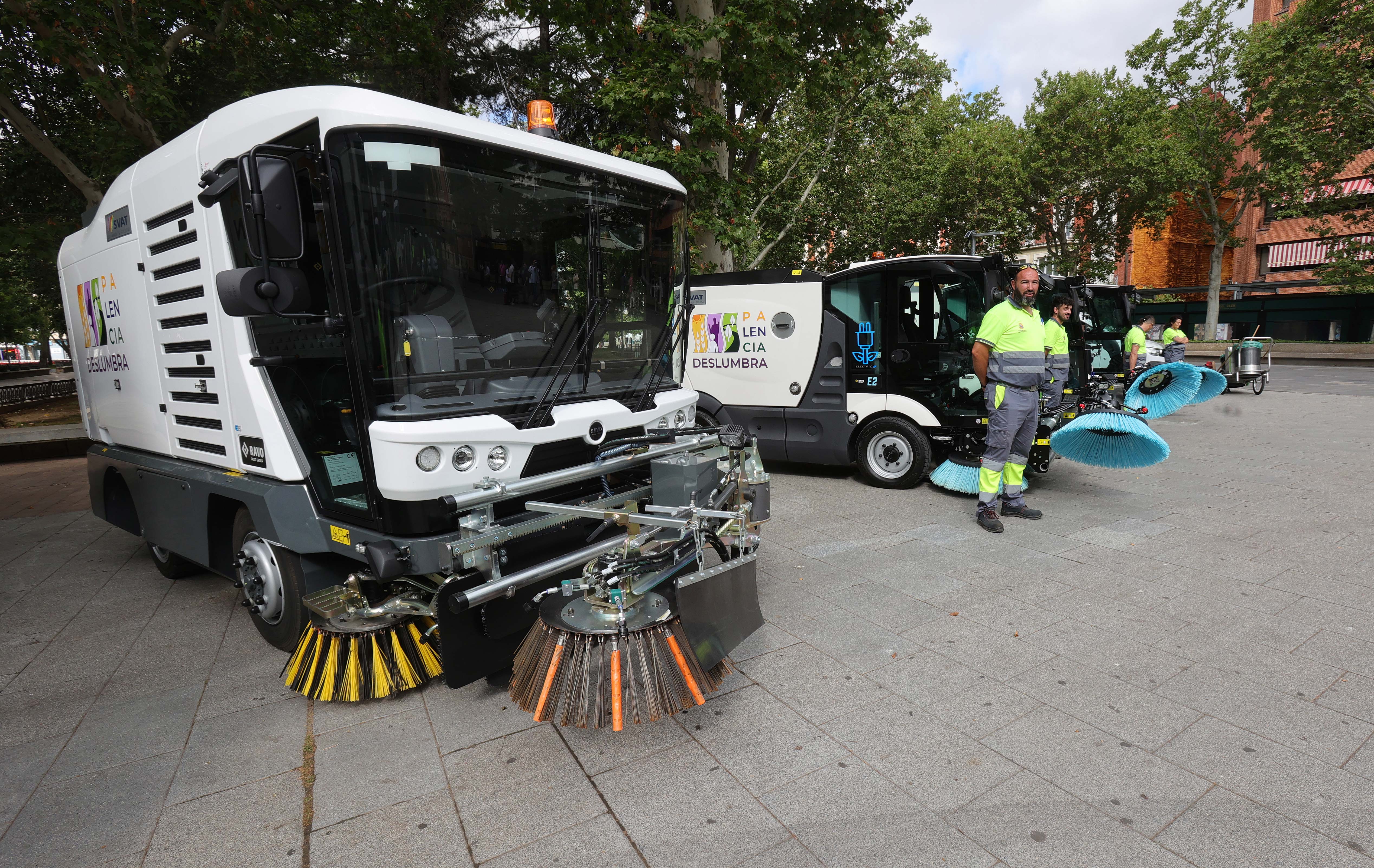 Nueva maquinaria del servicio de limpieza de Palencia