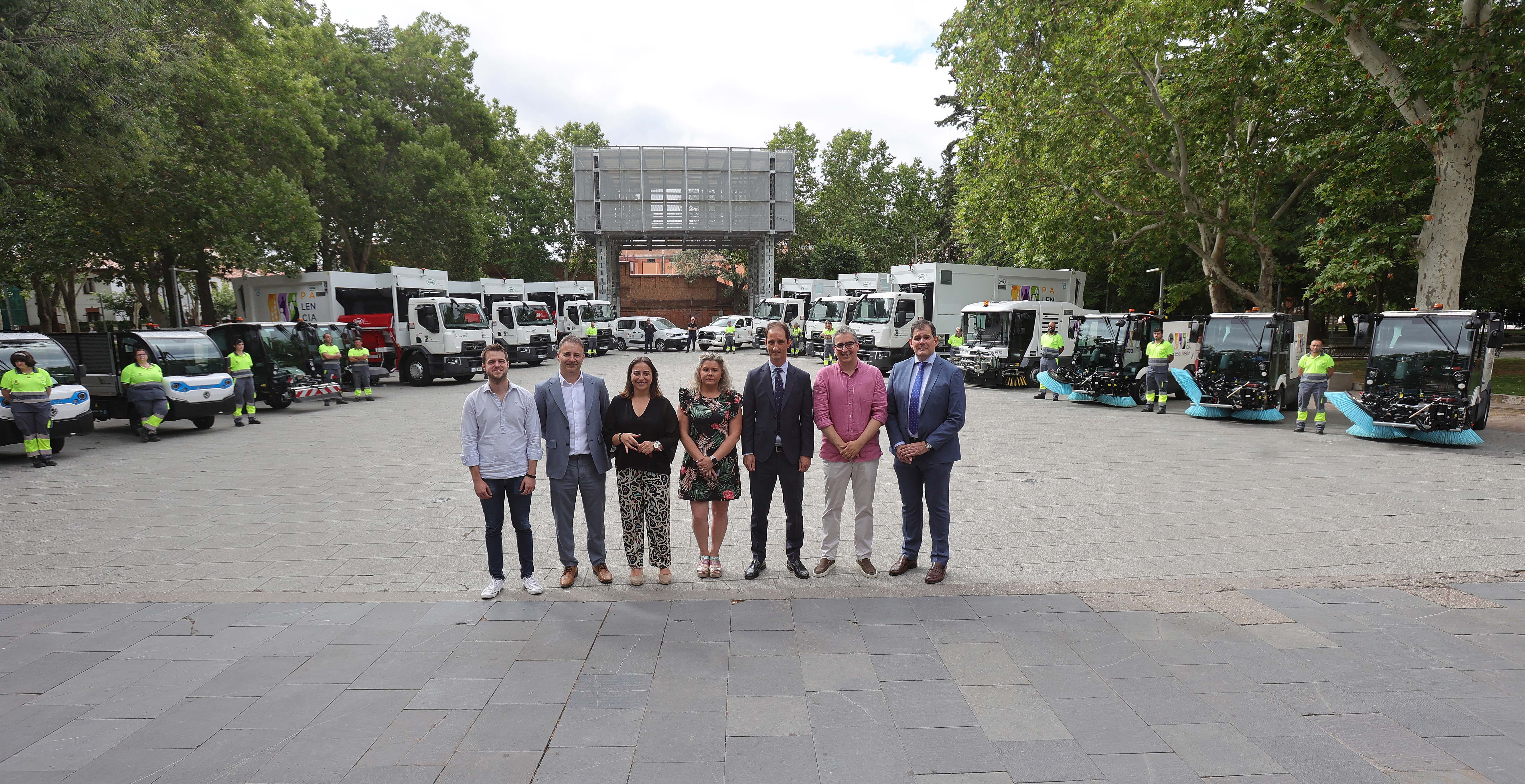 Nueva maquinaria del servicio de limpieza de Palencia