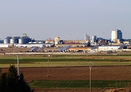 Instalaciones de Acor, industria señera de Olmedo y elemento clave en la atracción de empresas a la villa.