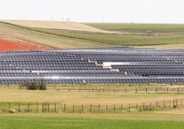 Placas solares en Rueda.