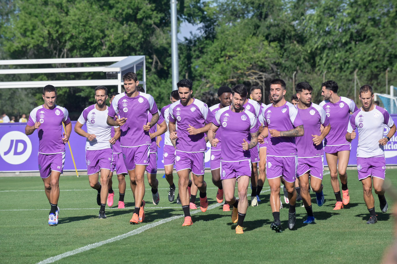 Las imágenes del primer entrenamiento del Real Valladolid