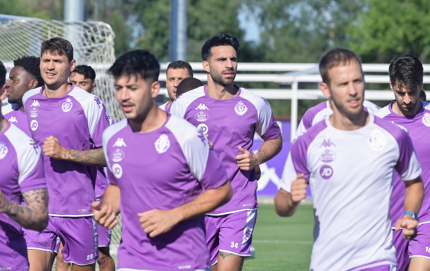 Las imágenes del primer entrenamiento del Real Valladolid