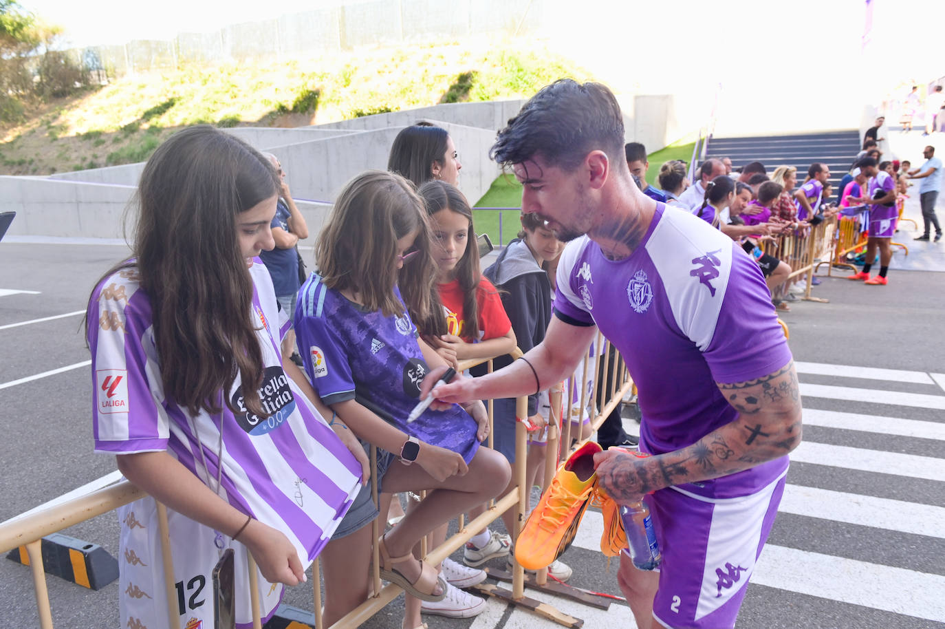 Las imágenes del primer entrenamiento del Real Valladolid