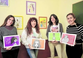 Grupo de trabajadoras del Programa Oblatas Centro Albor.