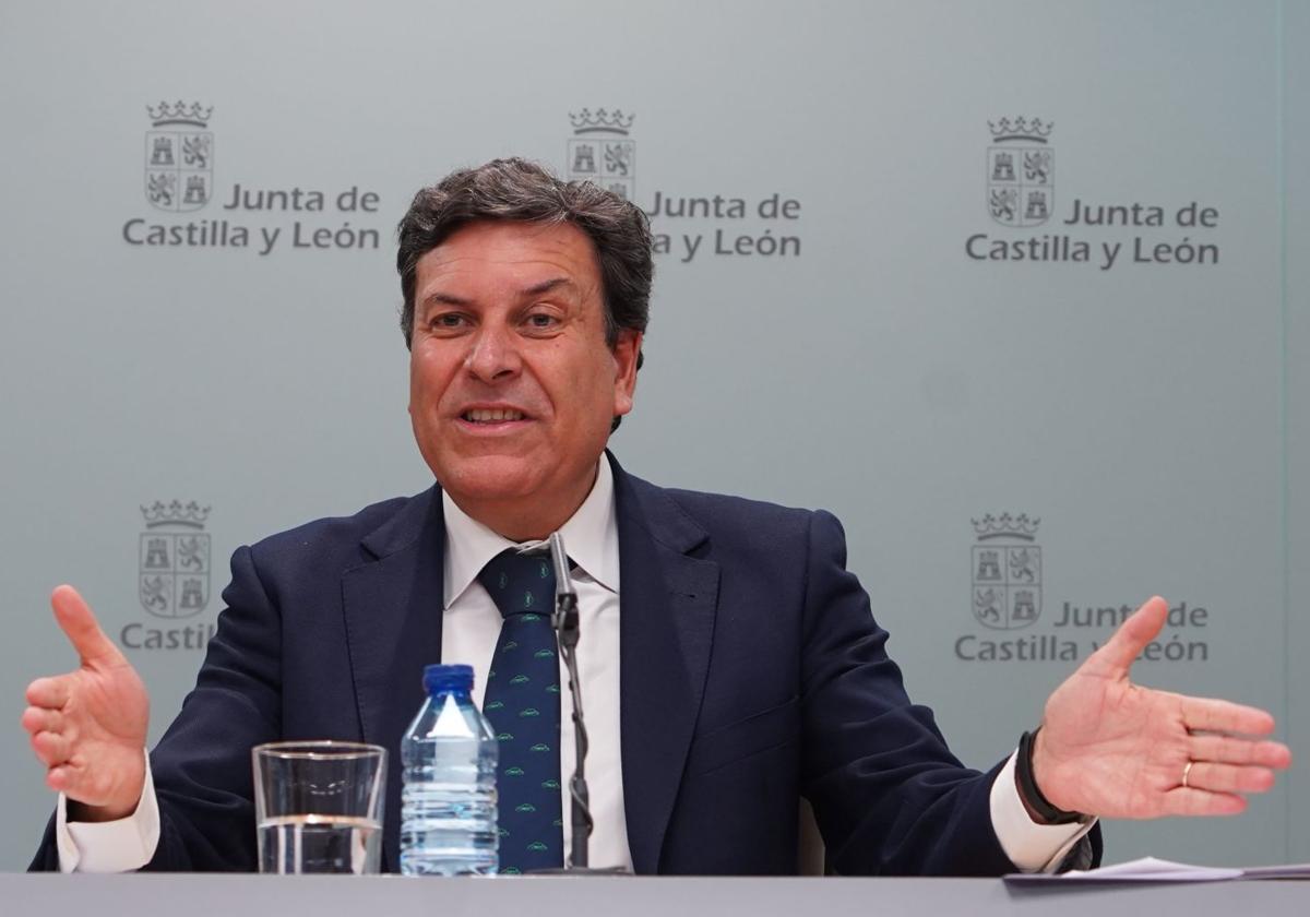 Carlos Fernández Carriedo, durante la rueda de prensa.