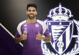 Cömert, durante su presentación como nuevo jugador del Real Valladolid.