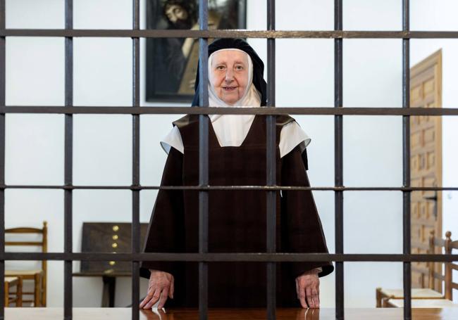 Sor María Jesís de San José, fotografiada para la entrevista.