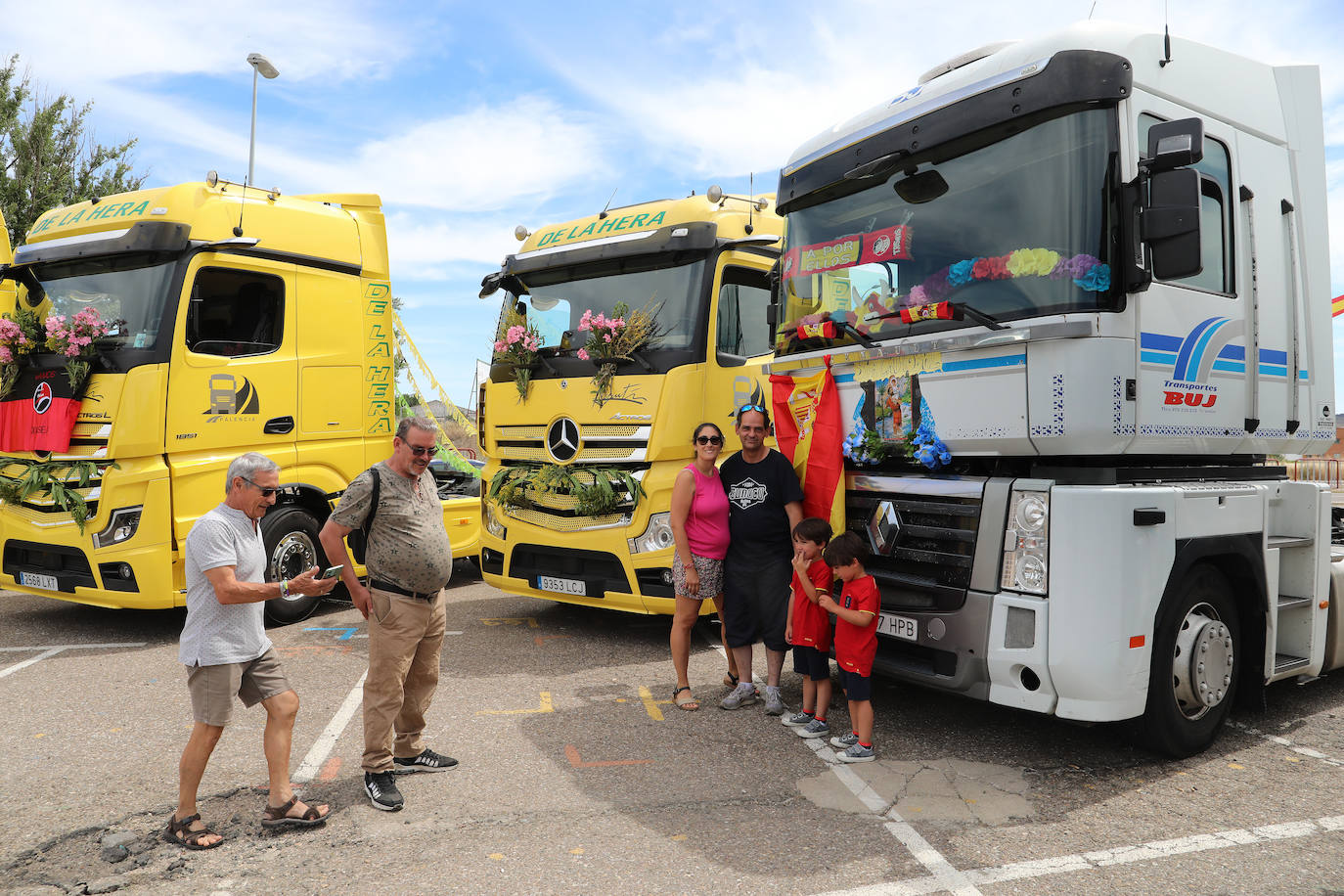Los camioneros palentinos celebran San Cristóbal
