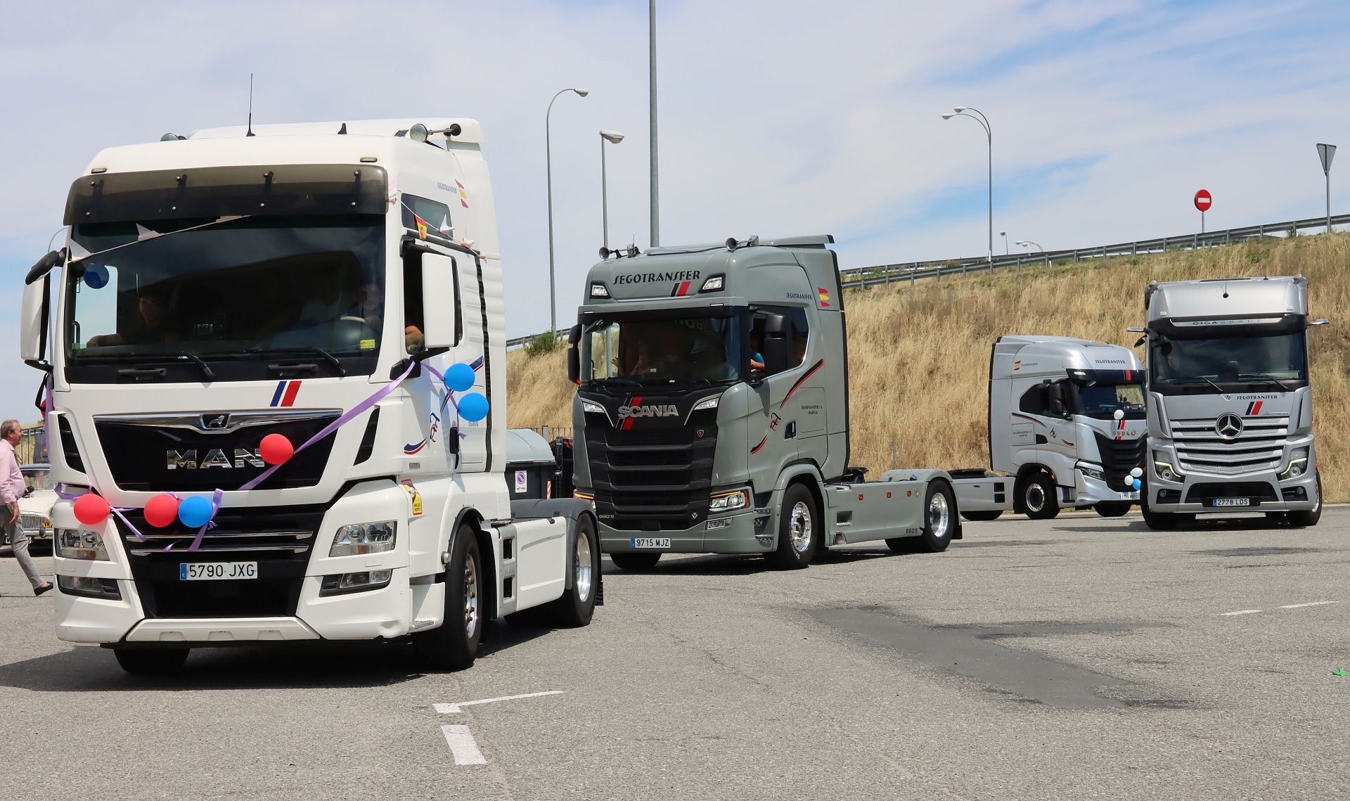 Fotografías de la fiesta del sector del transporte en Segovia