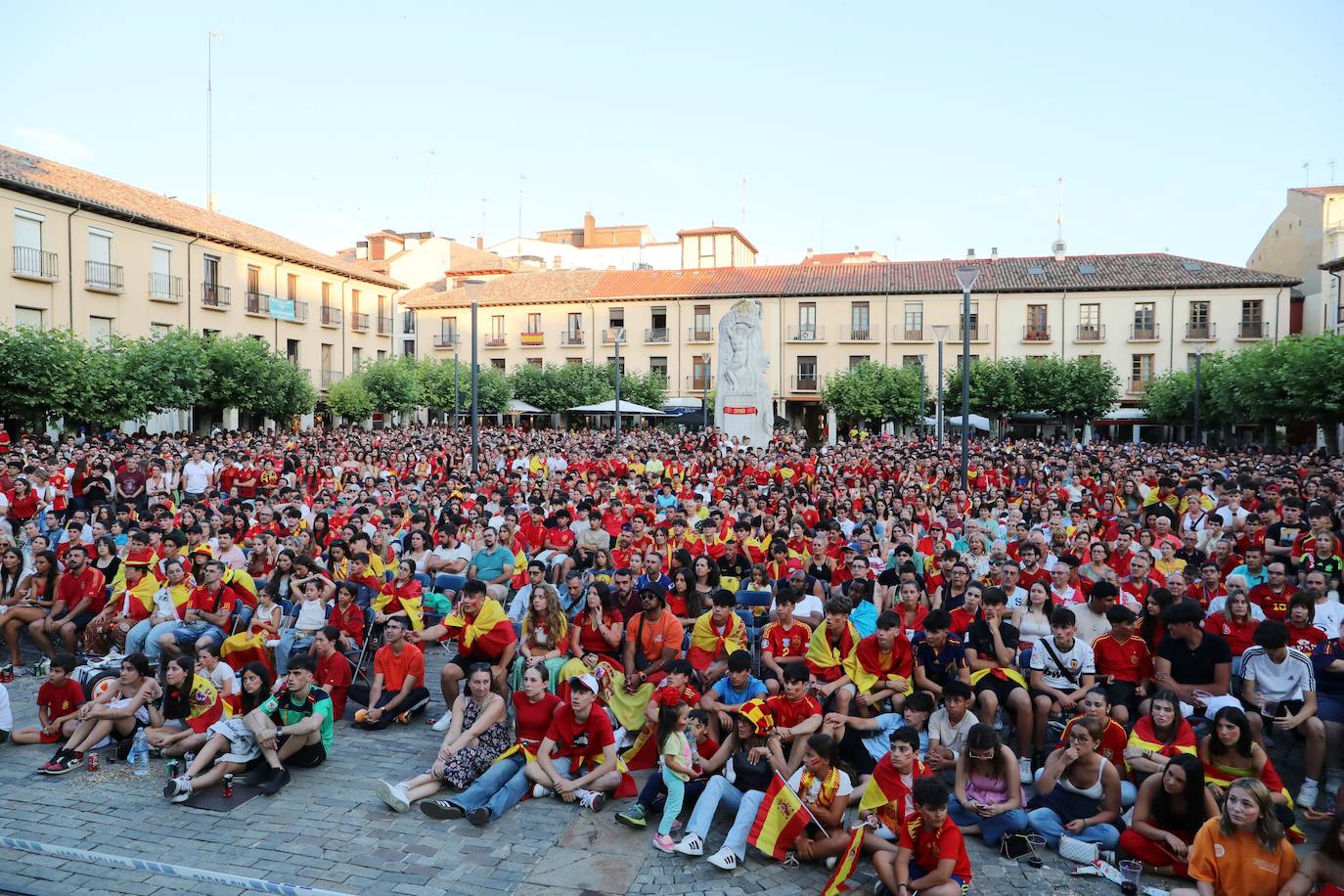 Así viven los palentinos la final de la Eurocopa entre España e Inglaterra