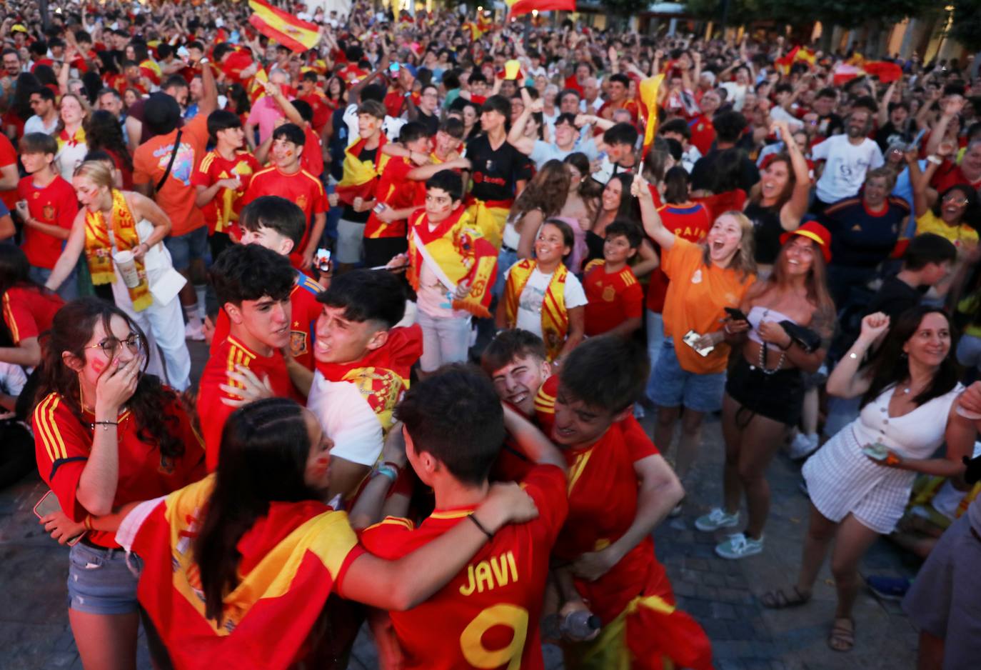 Así viven los palentinos la final de la Eurocopa entre España e Inglaterra