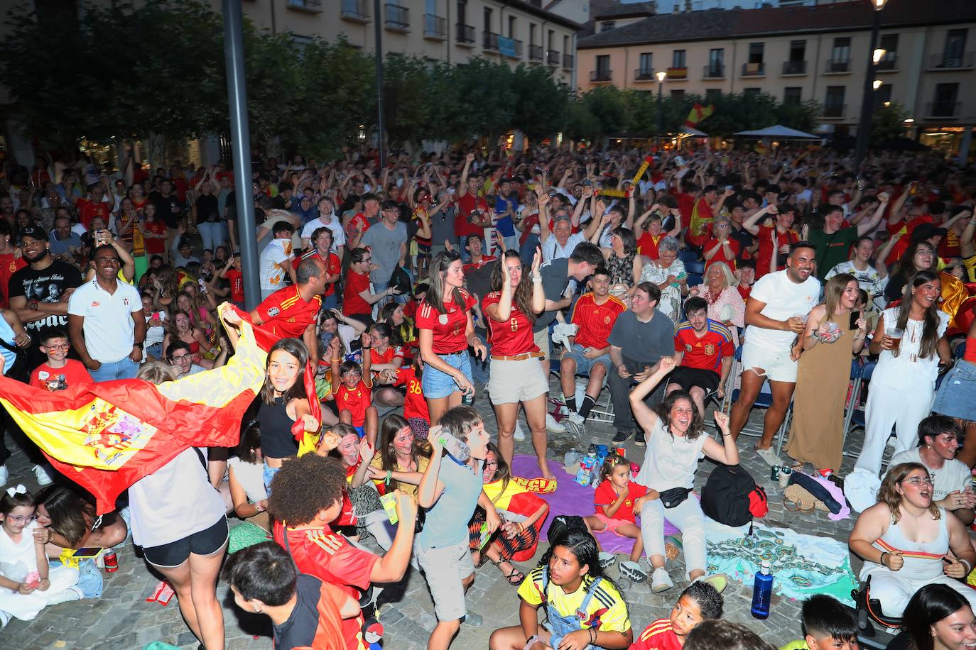 Así viven los palentinos la final de la Eurocopa entre España e Inglaterra