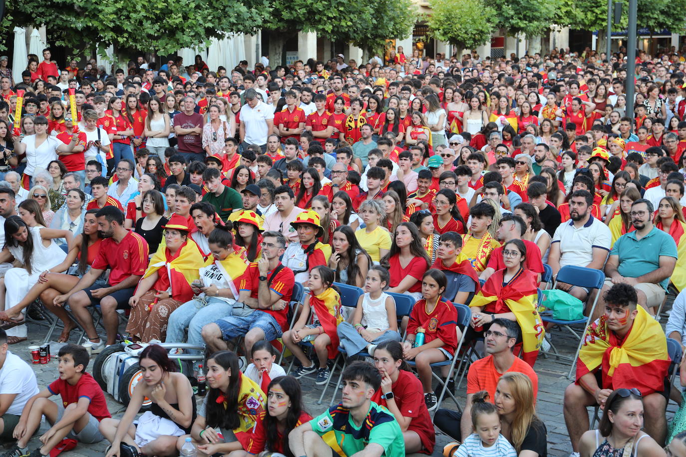 Así viven los palentinos la final de la Eurocopa entre España e Inglaterra