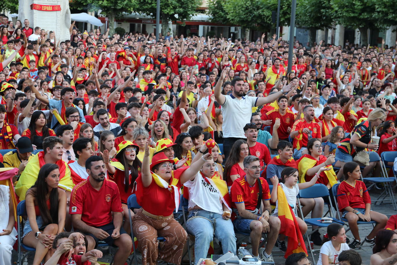 Así viven los palentinos la final de la Eurocopa entre España e Inglaterra