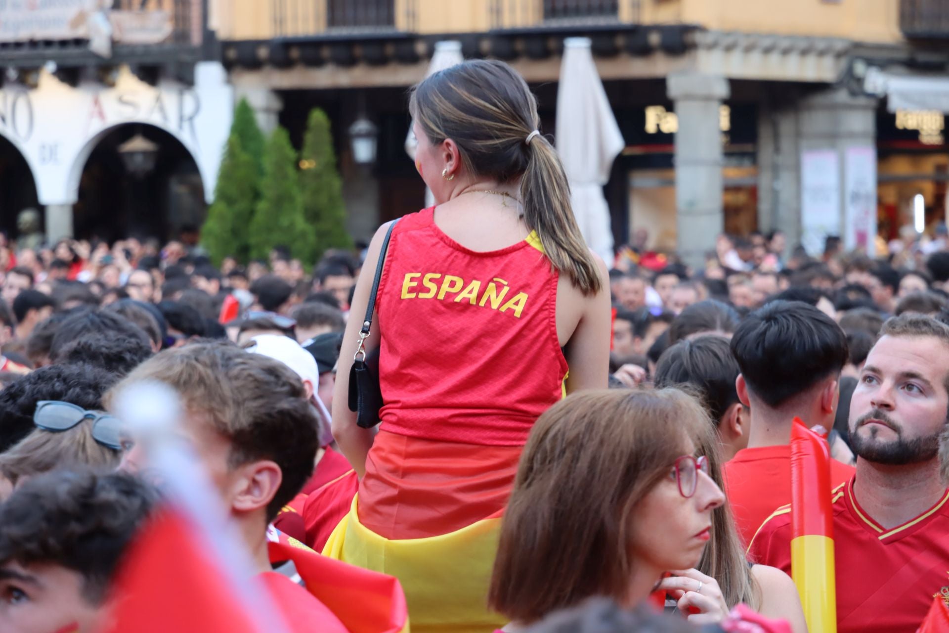 Así vivió Segovia el triunfo de España en la Eurocopa