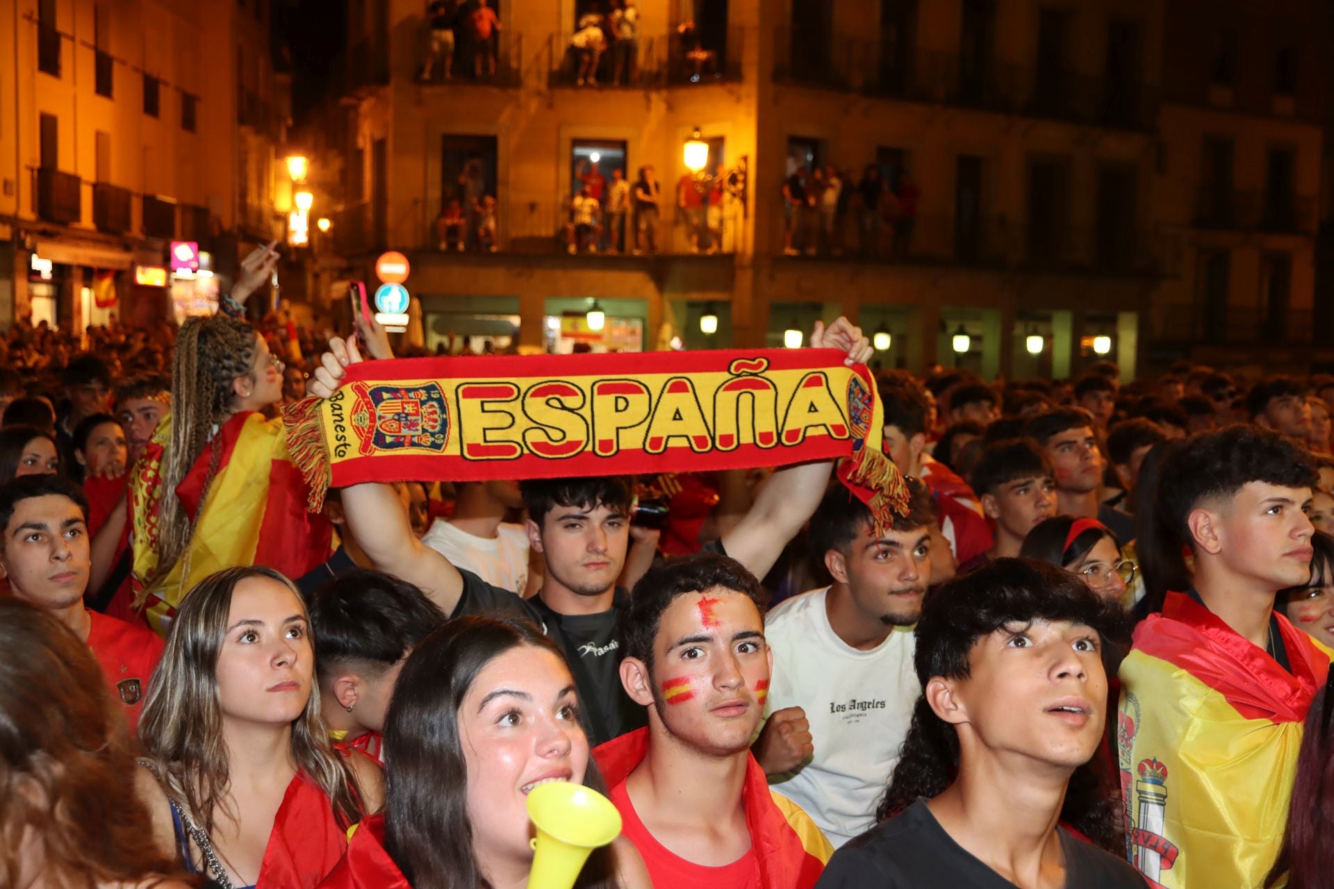 Así vivió Segovia el triunfo de España en la Eurocopa