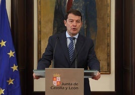 El presidente de la Junta de Castilla y León, Alfonso Fernández Mañueco.