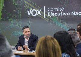 El líder de VOX, Santiago Abascal.