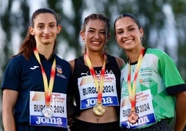 Lucía Carrillo, ganadora de la final de 100 metros.