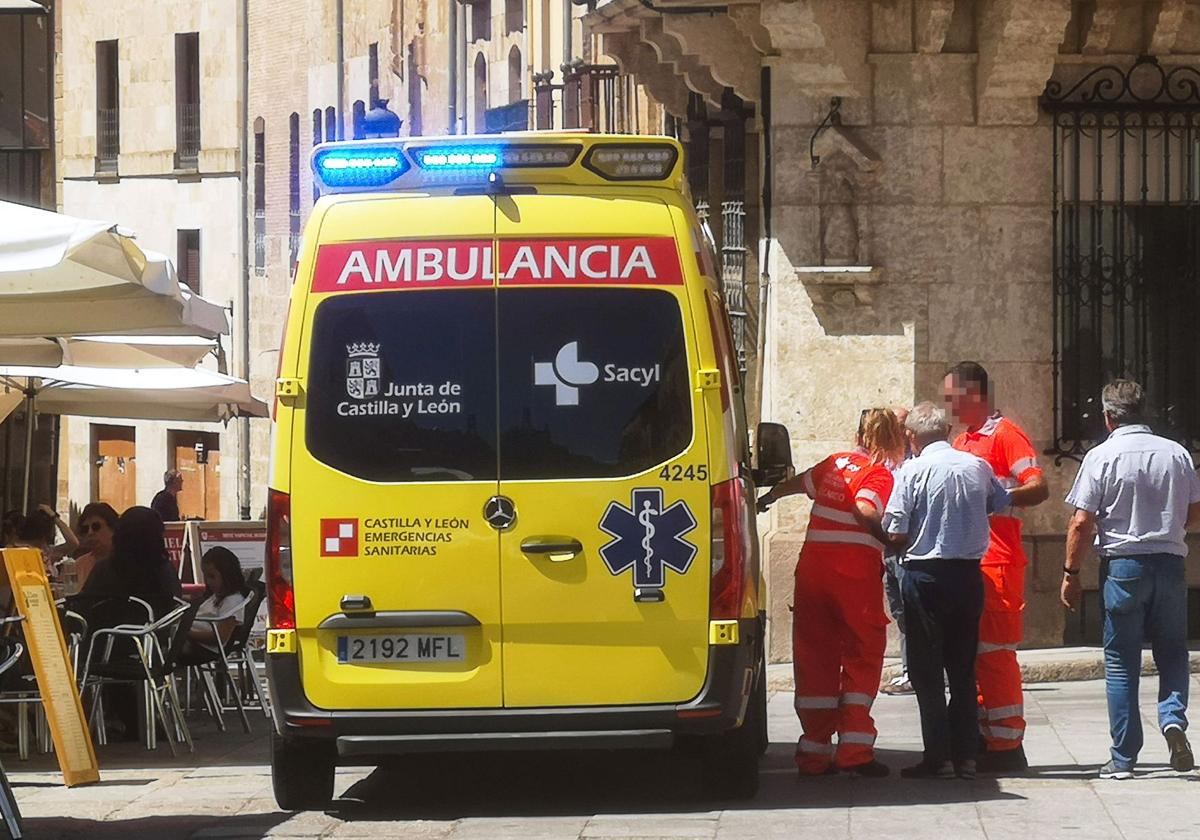 Atención de un paciente en Salamanca.