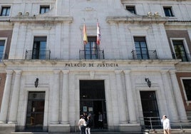 Fachada de la Audiencia Provincial en Valladolid.