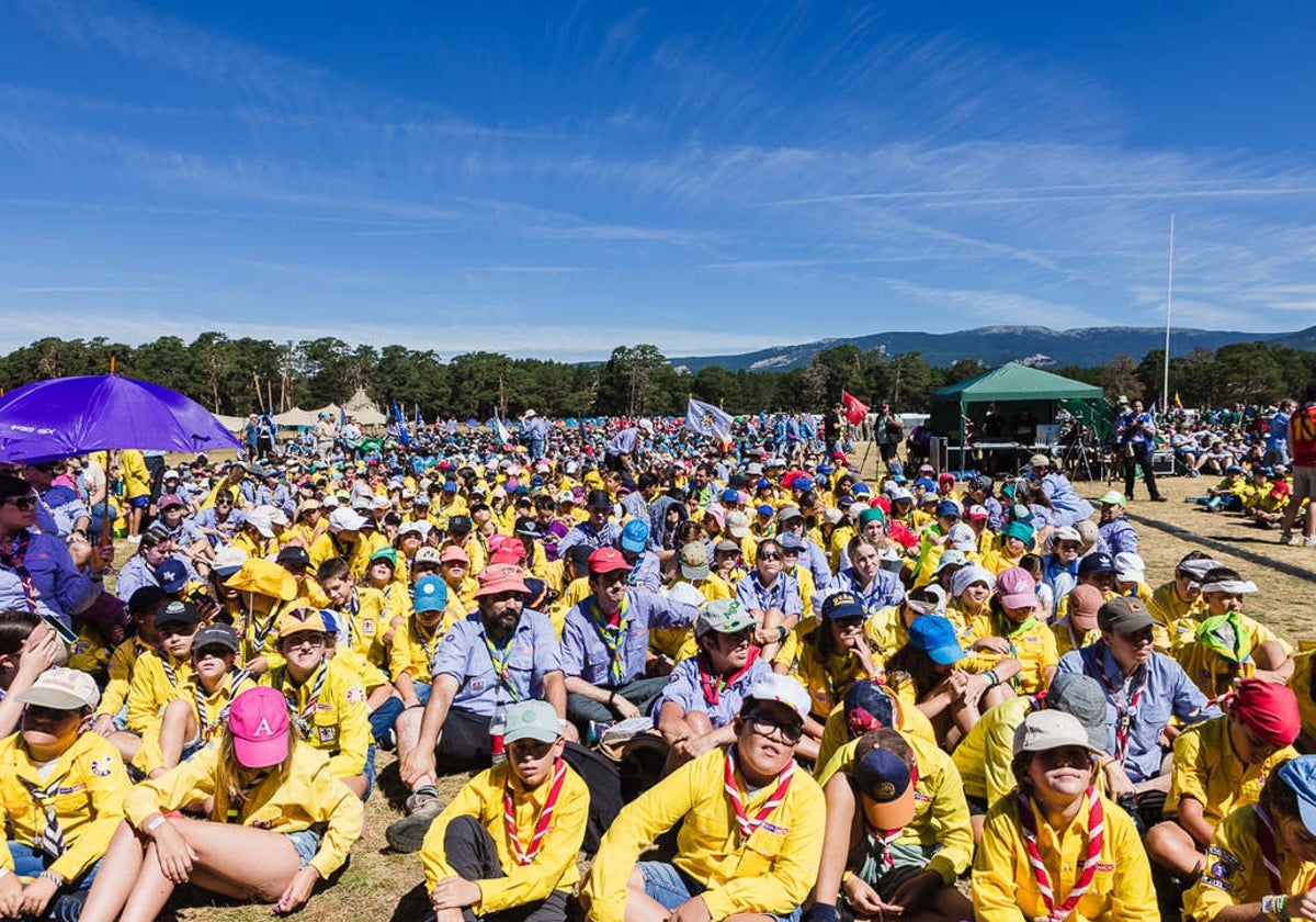 Concentración Jamscout 2024 en Covaleda