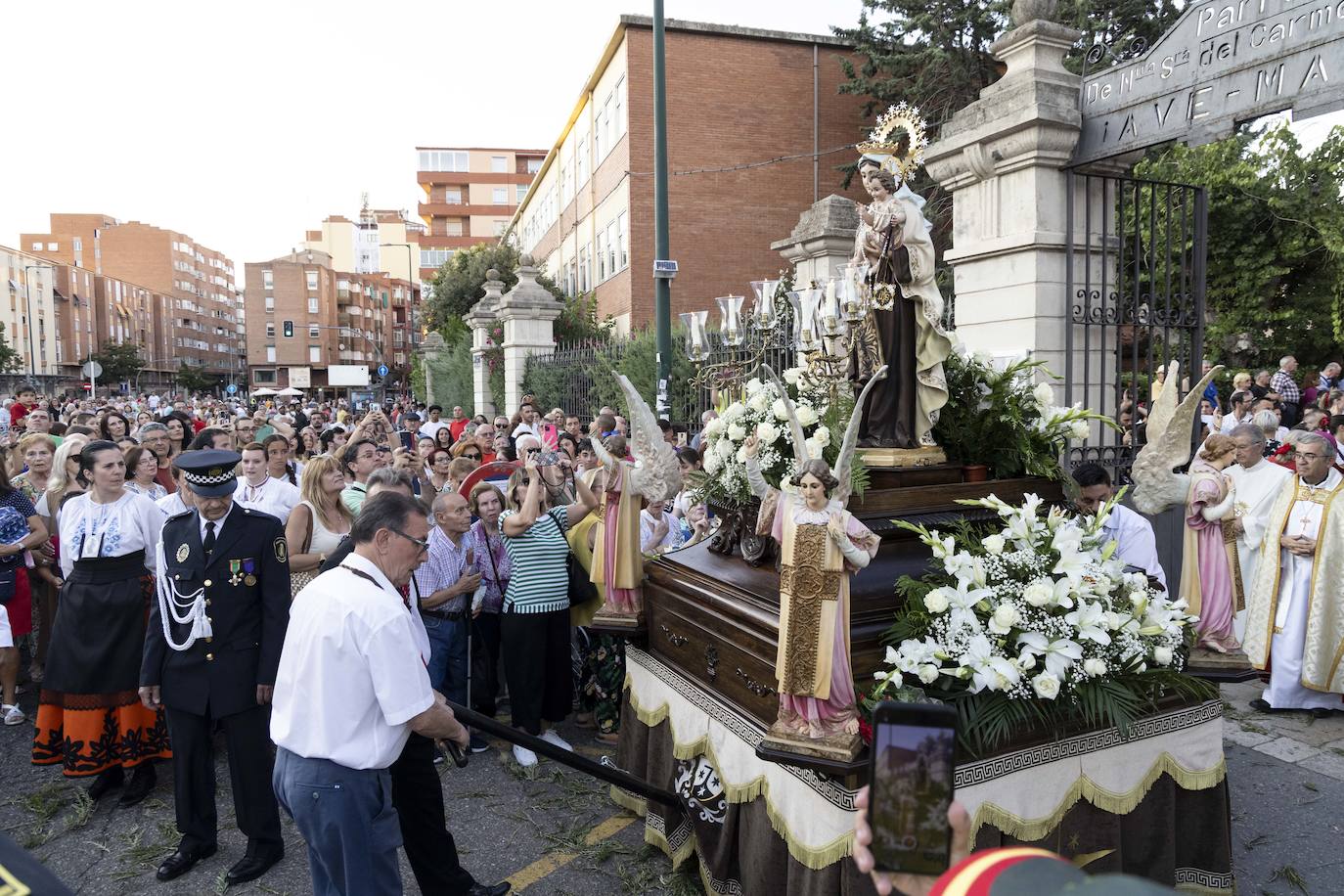 Las imágenes de la procesión de la Virgen del Carmen en Delicias