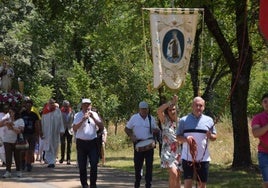 Procesión de la Virgen del Carmen, este martes en Guardo.