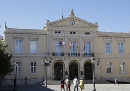 Fachada del Ayuntamiento de Palencia.