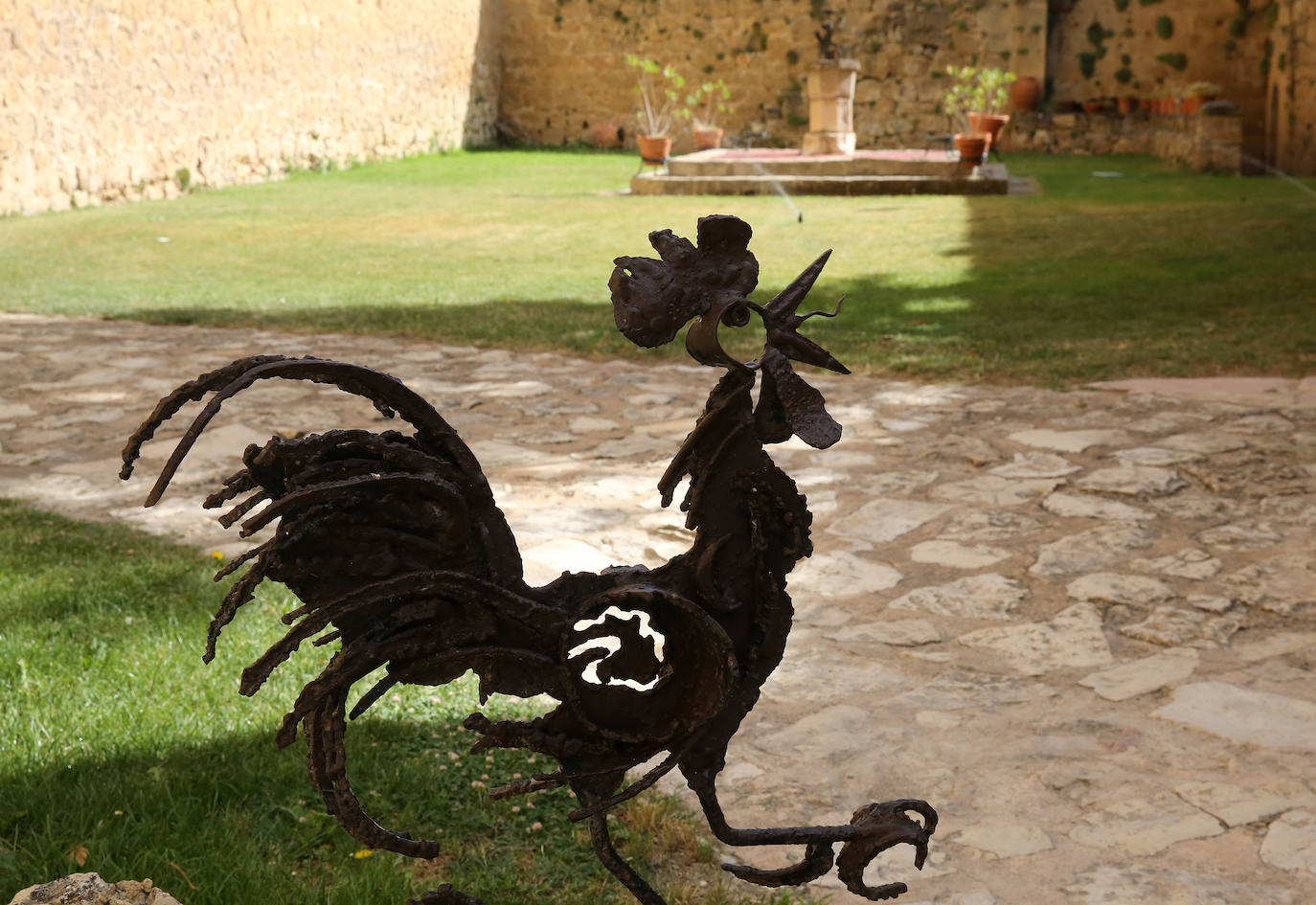 Fotografías de la visita de Luis Álvarez al castillo de Pedraza