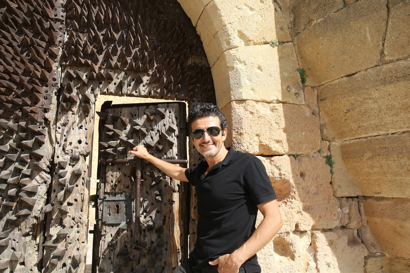 Fotografías de la visita de Luis Álvarez al castillo de Pedraza