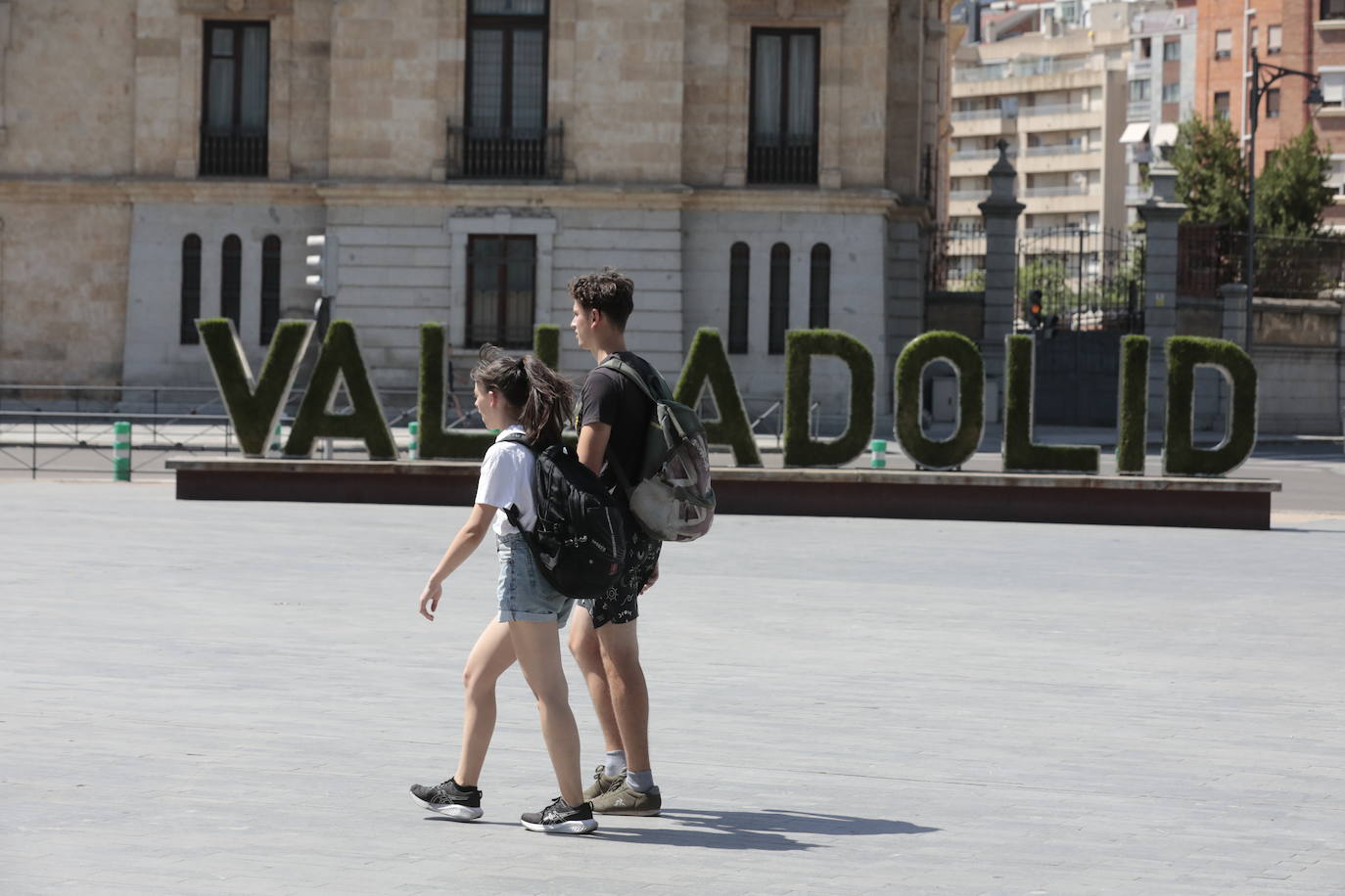 La ola de calor de Valladolid en imágenes