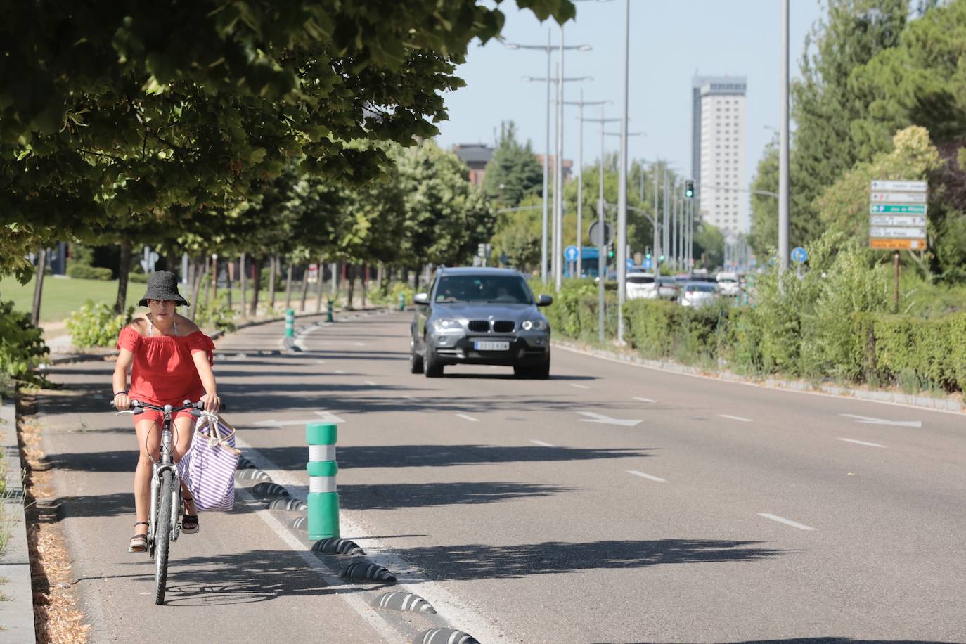 Las imágenes de la avenida de Salamanca en Valladolid