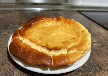 Tarta de queso estilo La Viña