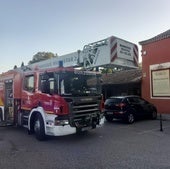 Un pequeño incendio obliga a desalojar la terraza del Rancho de la Aldegüela