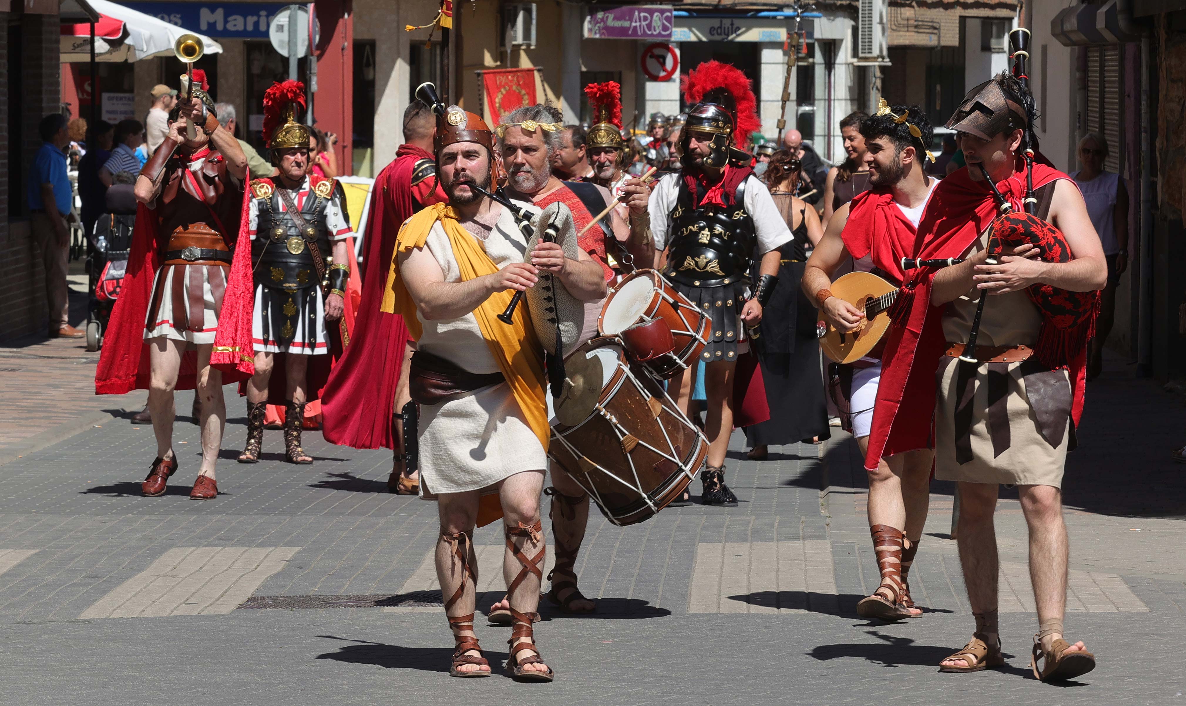 Mercado romano en Saldaña