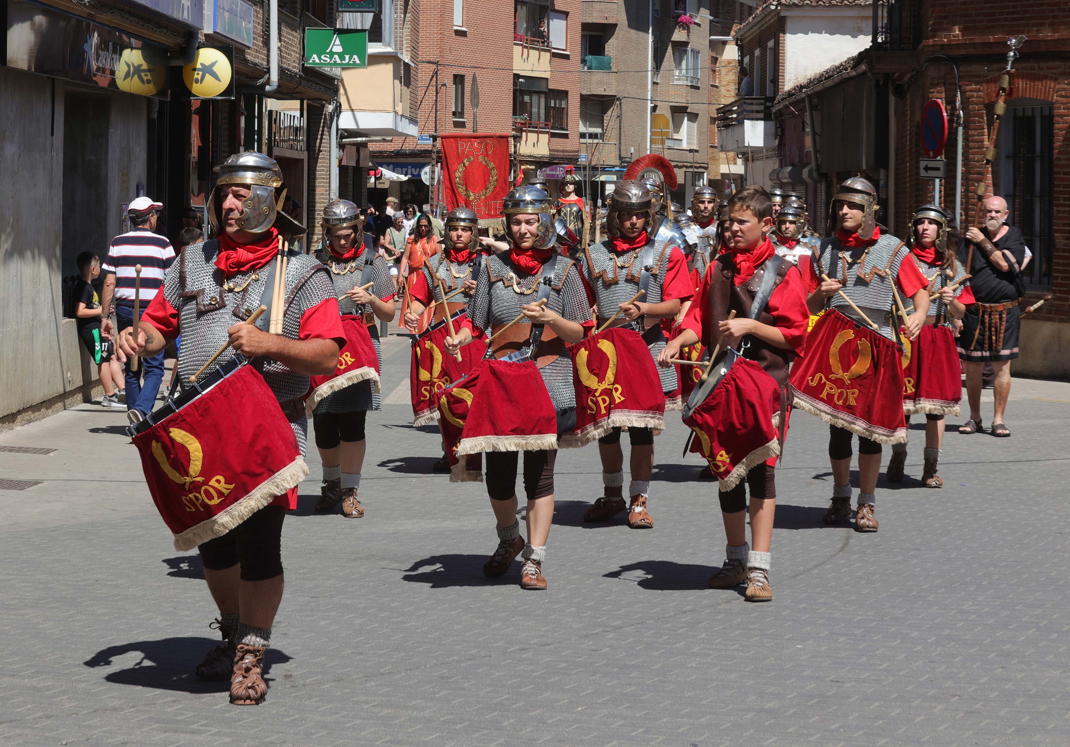 Mercado romano en Saldaña