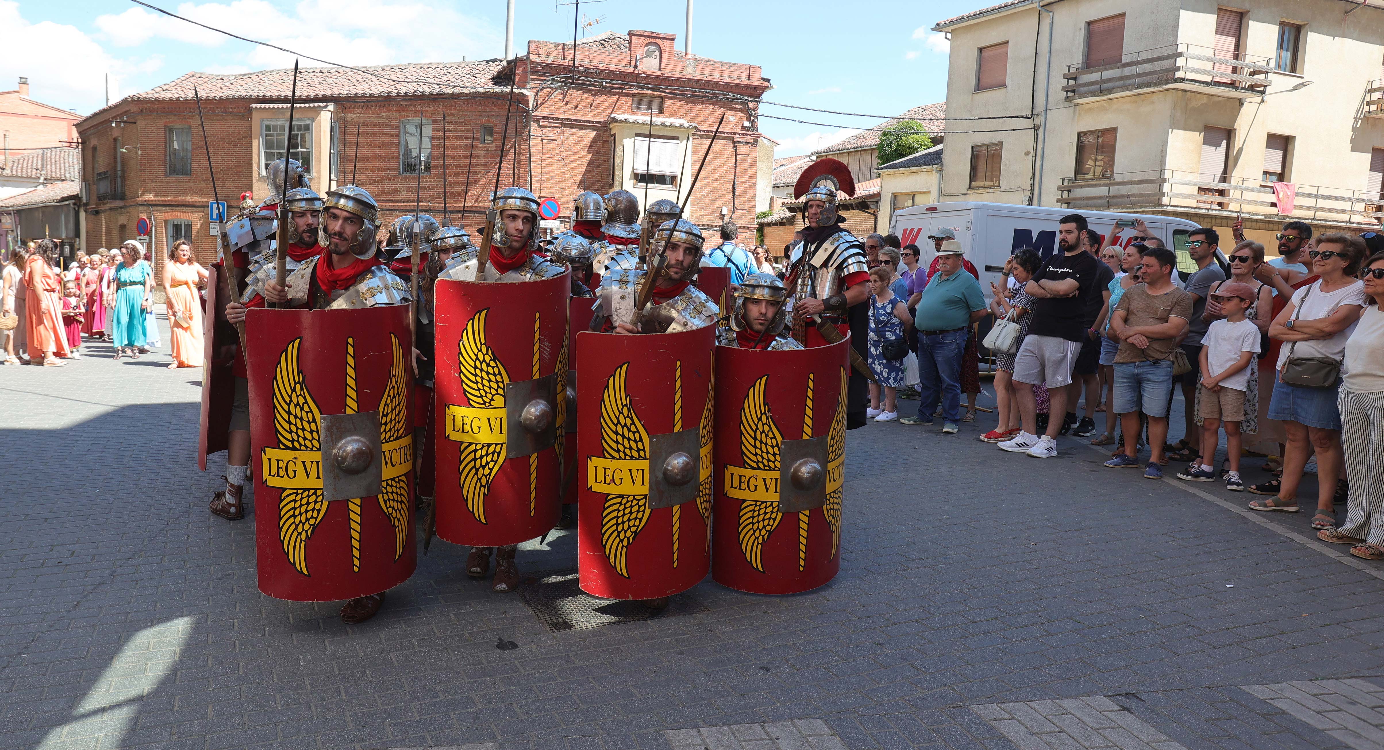 Mercado romano en Saldaña