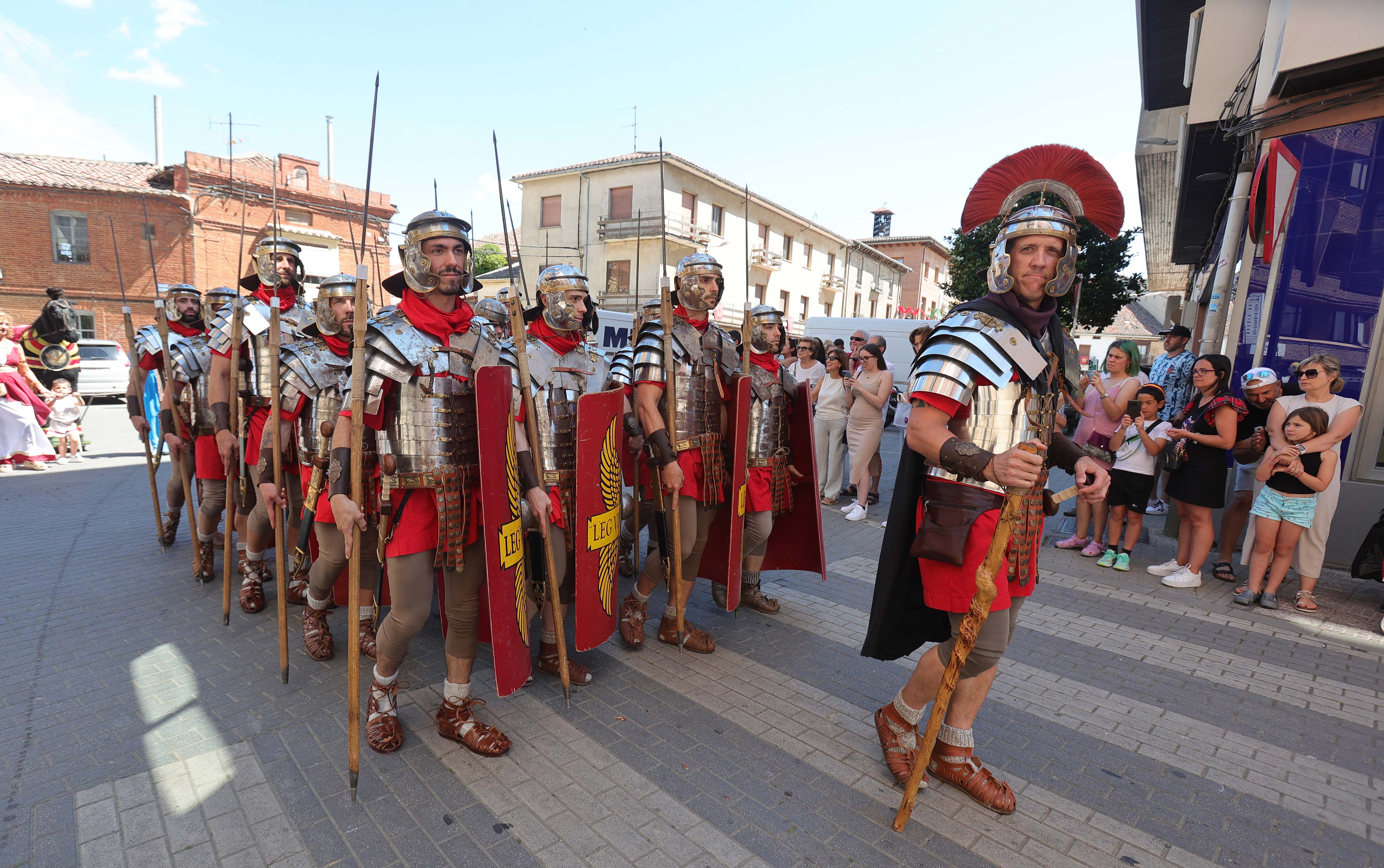 Mercado romano en Saldaña