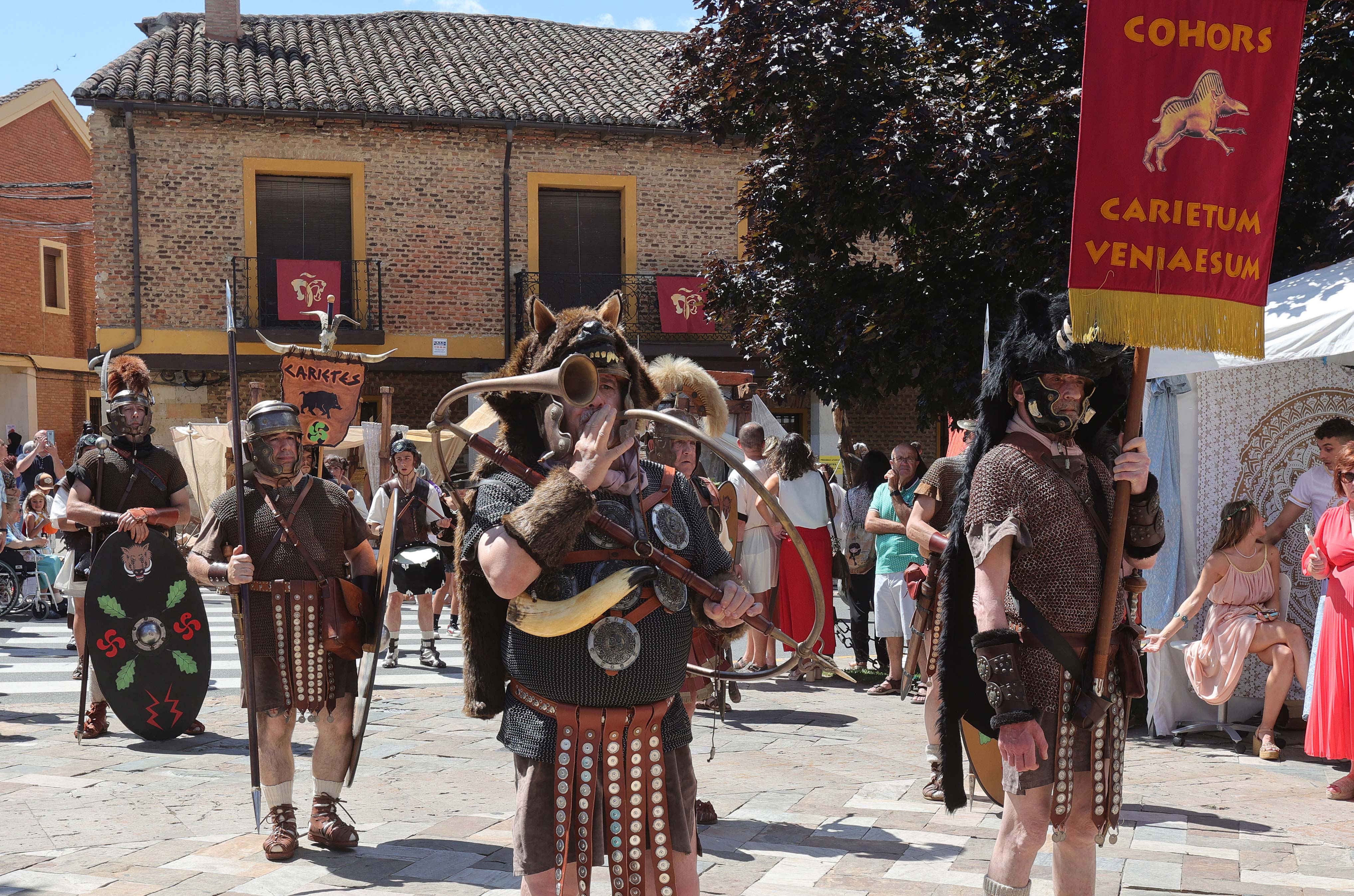 Mercado romano en Saldaña